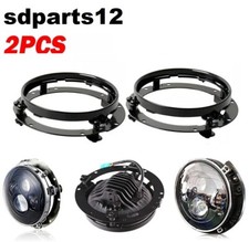 2 pcs Supports de Montage de Phare LED Anneau Rond 7 pouces 18 cm Moto VTT 4x4
