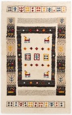Gabbeh tapis persan noué - persan, à