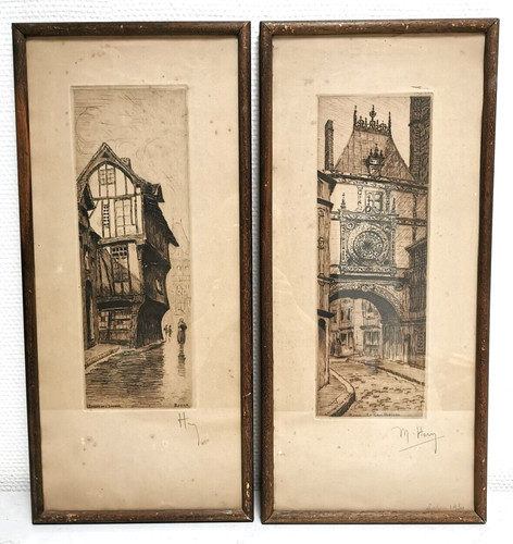 Anciennes gravures rouen - de,