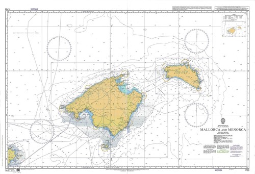 Carte marine des - carte,