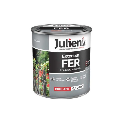 Julien fer anti - anti, gris