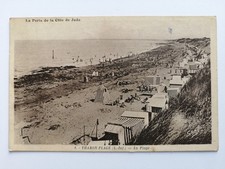 cpa La PERLE de la Côte de JADE Écrite en 1951 THARON PLAGE Tentes