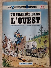 BD- LES TUNIQUES BLEUES -N°1- Un chariot dans l'Ouest- Cauvin- Salvérius- 1977