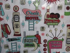 1 Yard New Cotton Fabric Retro
