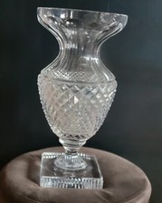 Vase cristal taillé - vase,