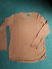 Pull homme marron en coton