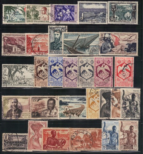 Aef petit lot oblitérés - aef,