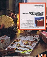 PUBLICITE ADVERTISING 114 1974 COOP le catalogue Club
