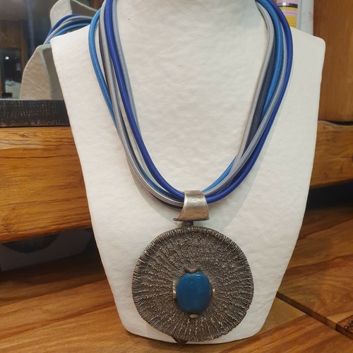 Collier tribu rigaux etain - collier,
