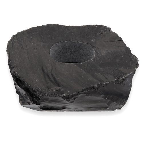 Bougeoir obsidienne noire - en,