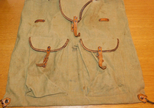 Vintage ancien sac dos - à,