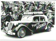 carte postale - TRACTION CITROEN YVETTE HORNER TOUR DE FRANCE 1955