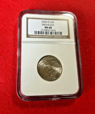 2004-D NGC MS68 QUART DE DOLLAR DU MICHIGAN HAUTE QUALITÉ
