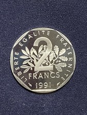MONNAIE 2 Francs semeuse 1991