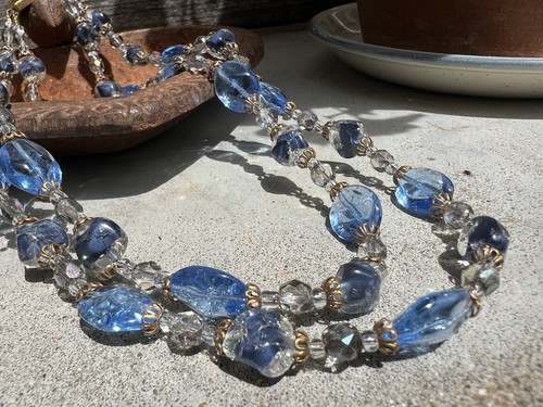 Collier ancien rangs perles - collier,