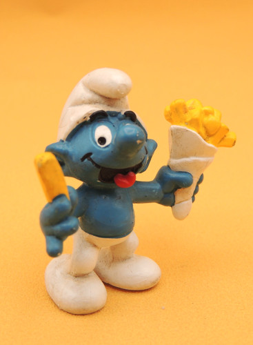 Figurine schtroumpfs cornet - schtroumpfs,