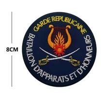 Garde Républicaine Bataillon d’Apparats et d’Honneurs Patch Gendarmerie Scratch