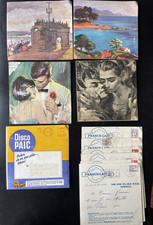 France-Lait lot 10 Disques 45 T Publicitaires Souples Vintage 1960's à expédier