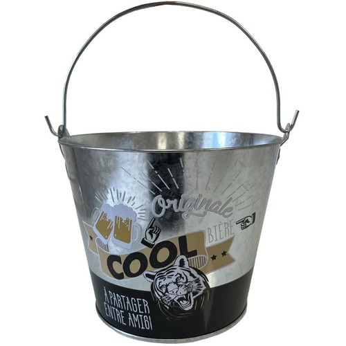 Seau bière cool - seau, métal