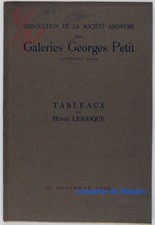 Dissolution Galeries Georges