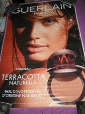 Affiche  parfum 120X170  GUERLAIN  nouveau TERRACOTTA NATURELLE fond de teint