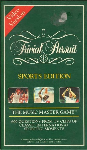 Trivial pursuit sports - trivial, pursuit,