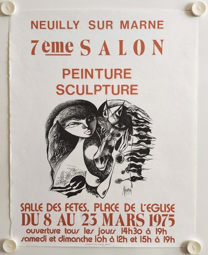 Affiche rené margotton 1971 - affiche,