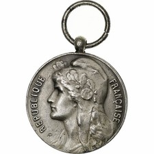 France, Industrie-Travail-Commerce, Médaille, 1961, Excellent Quality, Bronze