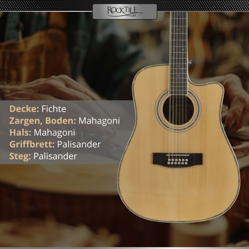 Guitare acoustique rocktile - guitare,