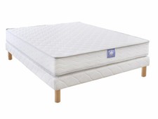 Ensemble matelas sardem belle literie forum + sommier tapissier 120x190