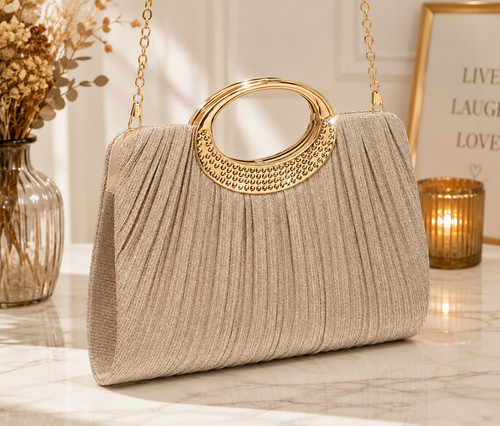 Pochette soirée plissée - pochette,