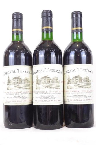 Lot bouteilles côtes de - 3,