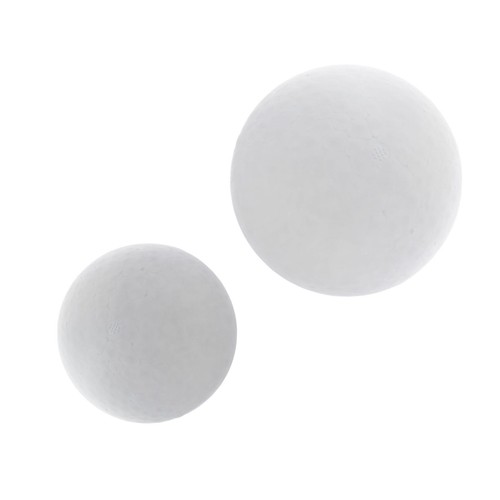 Boules mousse blanches - boules,