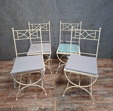 Lot de 4 chaises Vintage en