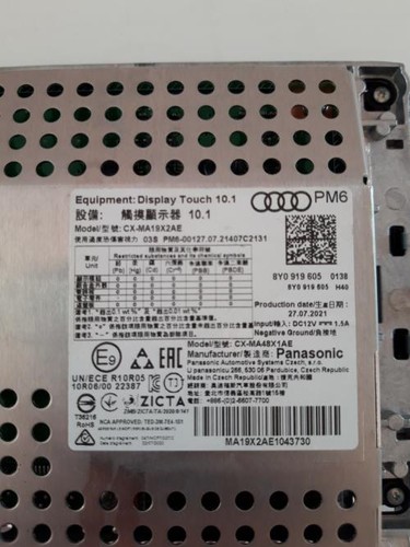 Ecran gps audi sportback - ecran,