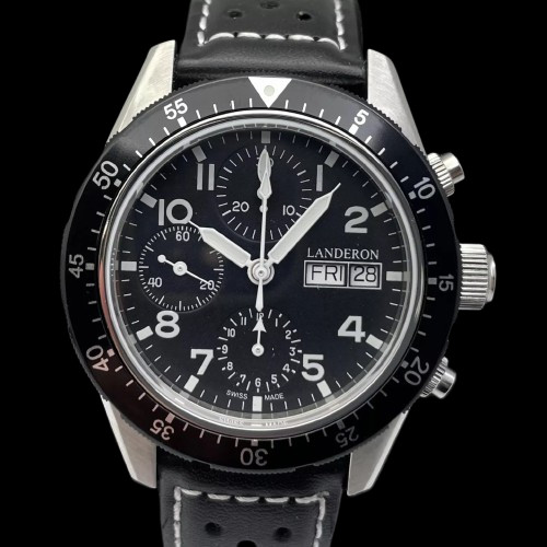 Landeron chronographe pilote - landeron,