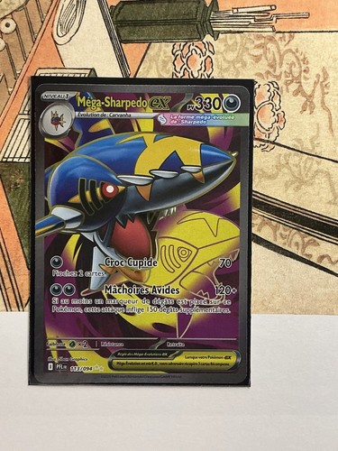 Carte pokemon mega sharpedo - carte, ex