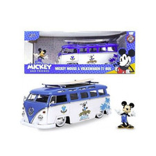 MICKEY VAN VW T1 BUS WITH FIGURE 1:24 Jada Toys Movie Nouveau modèle