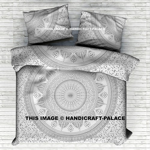 Ombre mandala reine couette - mandala,