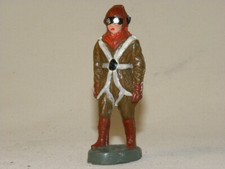 FIGURINE COMPOSITION CLAIRON SOLDAT AVIATEUR PILOTE D'AVION PARACHUTISME DURSO