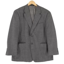 Veste Vintage Chaps En Laine Grise Nq4 Taille EU 54 UK/US 44S