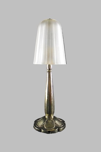 Lampe art deco verre - lampe,