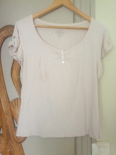 Shirt rose pâle beige - t-shirt,