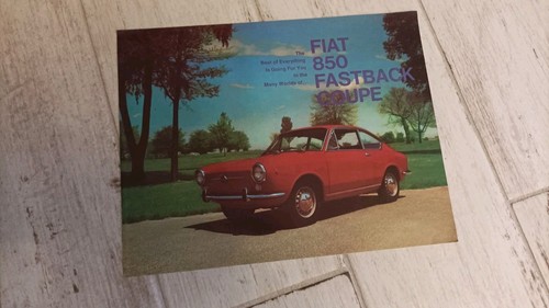 Prospectus brochure fiat 850 - prospectus, /