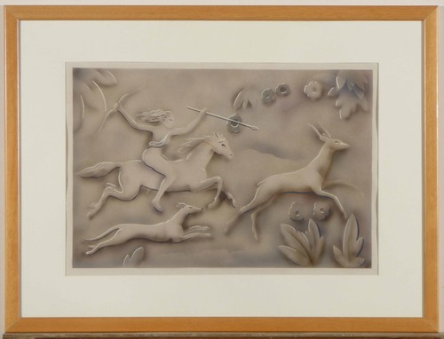 Diane chassant une gazelle - '',
