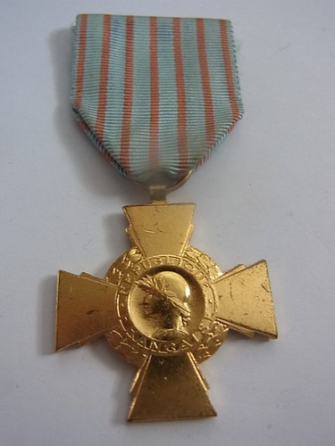 Medaille croix combattant - medaille, du