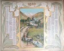 ALMANACH DES POSTES -  1910 - Saone et Loire  - TBE