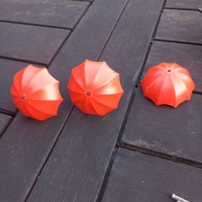 playmobil lot parapluie rouge epoque 1900 3271 3320 3402 3407 bon etat