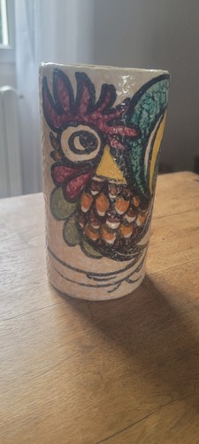 Vase rouleau vintage