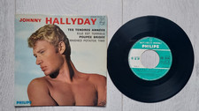 EP 45 T JOHNNY HALLYDAY  ORIGINAL SIXTIES TES TENDRES ANNEES